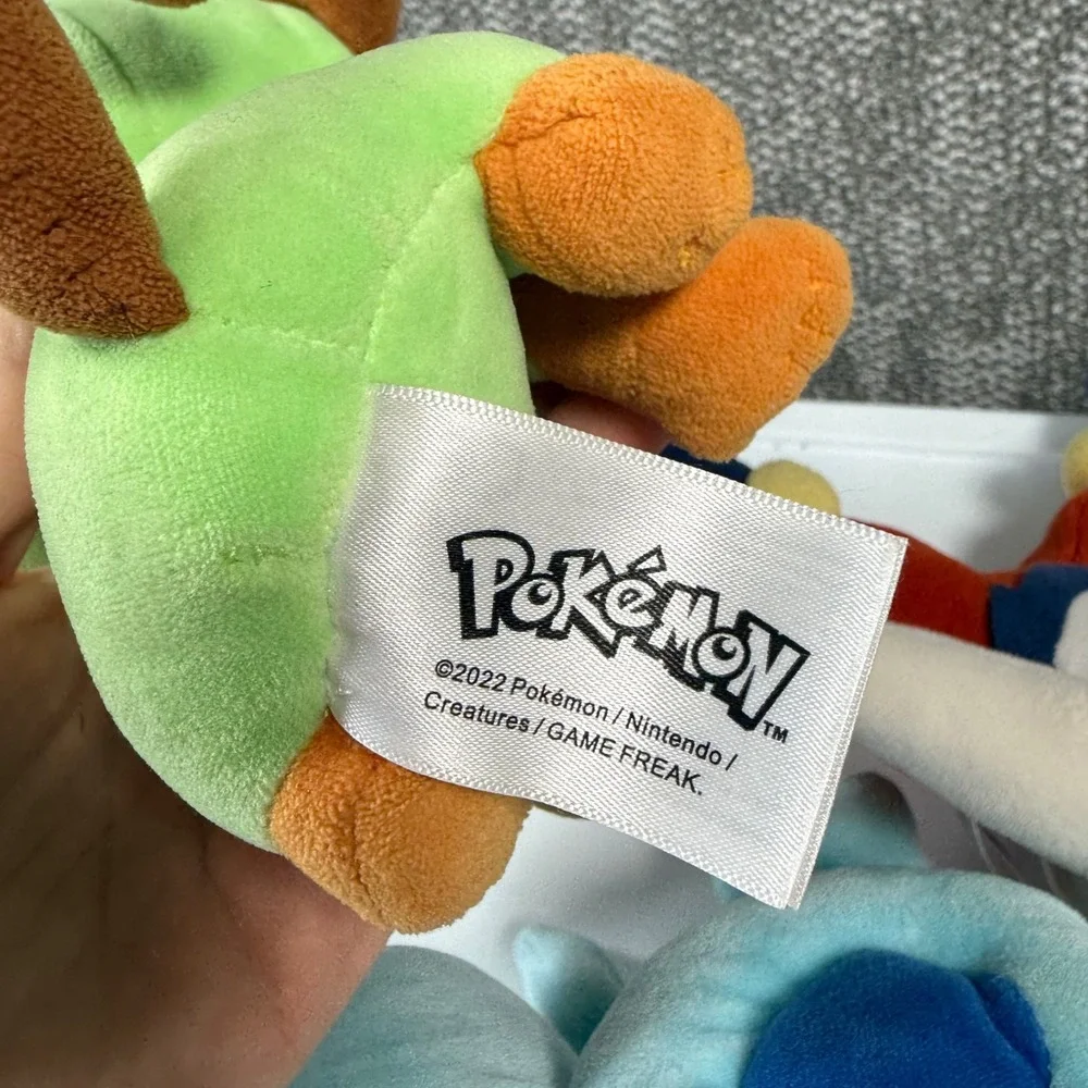 Pokemon Sword & Shield Grookey Cinderace Sobble Plush Set Bundle 3 Galar Starter